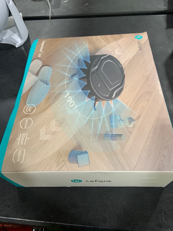 Photo 1 of Lefant Robot Vacuum Cleaner, Strong Suction, 120 Mins Runtime, Slim, Low Noise, Automatic Self-Charging, Wi-Fi/App/Alexa Control, Ideal for Pet Hair Hard Floor and Daily Cleaning, M210