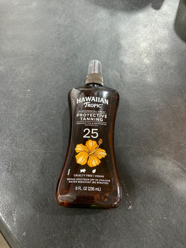 Photo 1 of Hawaiian Tropic Tanning Oil Pump Spray, SPF 25, 8 Fl Oz