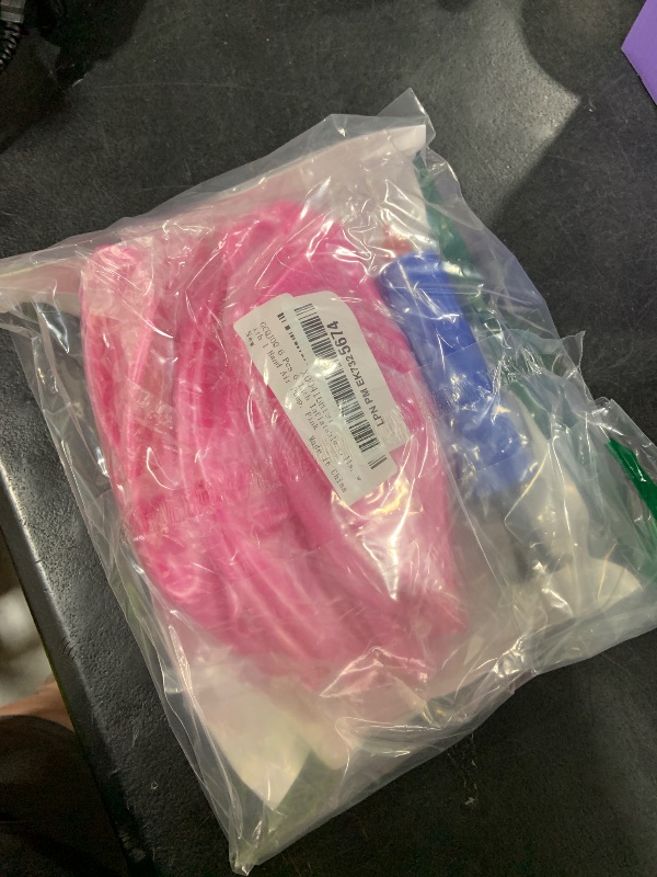 Photo 1 of GCQJOQ 6 Pcs 6 Inch Inflatable Bouncy Balls, with 1 Hand Air Pump, Pink