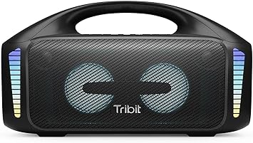 Photo 1 of Tribit StormBox Blast Portable Speaker: 90W Loud Stereo Sound with XBass, IPX7 Waterproof Bluetooth Speaker with LED Light, Bluetooth 5.3&TWS, Custom EQ, 30H Playtime for Outdoor