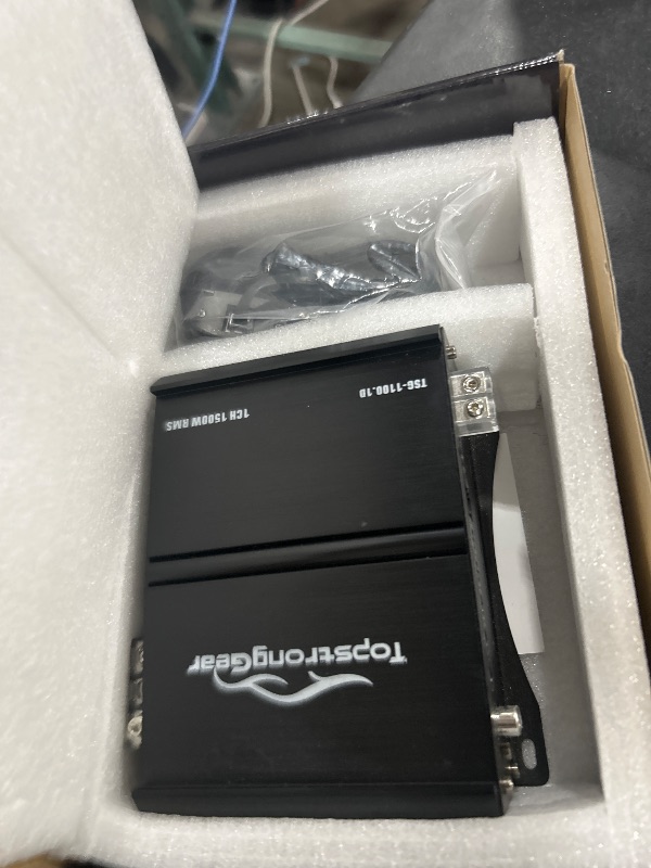 Photo 1 of TOPSTRONGGEAR 1 Ohm 1500 Watts Class D Full Range Mono Block Amplifier, 1/2/4 Ohm Stable, Remote Subwoofer Control, Subwoofer Amplifiers