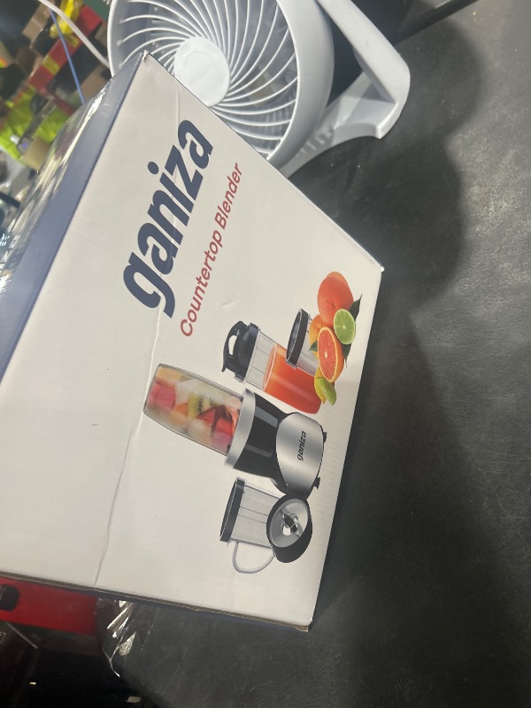 Photo 1 of Ganiza Smoothie Blender, 900W Blenders for Shakes and Smoothies, 15-Piece Personal Blender and Grinder Combo for Kitchen, Smoothies Maker with 4 BPA-Free Portable Cup, Nutritious Recipe