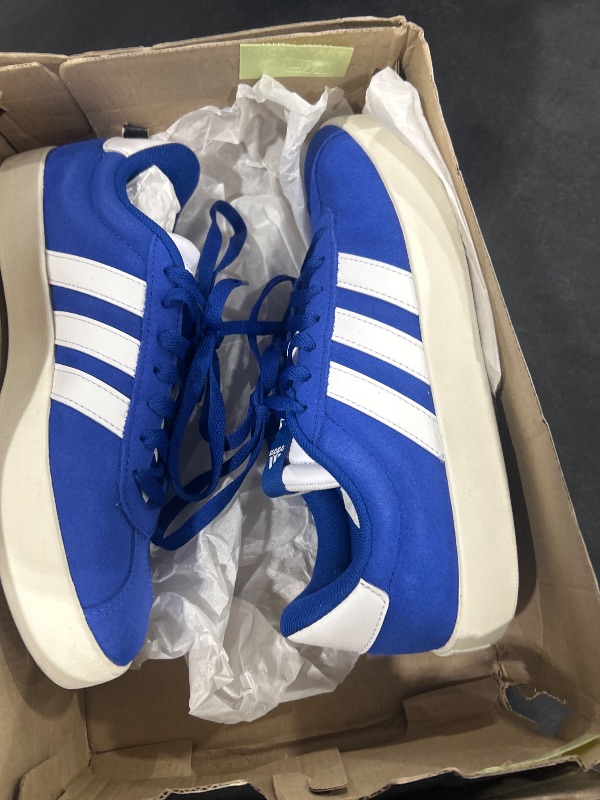 Photo 1 of adidas Men's Vl Court 3.0 Sneaker, Team Royal Blue/White/Off White, 6.5