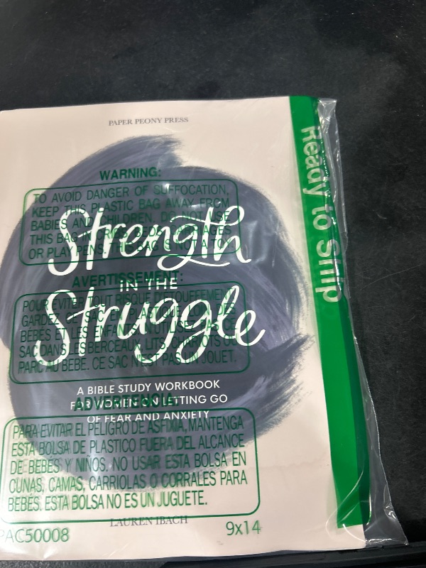 Photo 1 of Strength in the Struggle: A Bible Study Workbook for Women on Letting Go of Fear and Anxiety