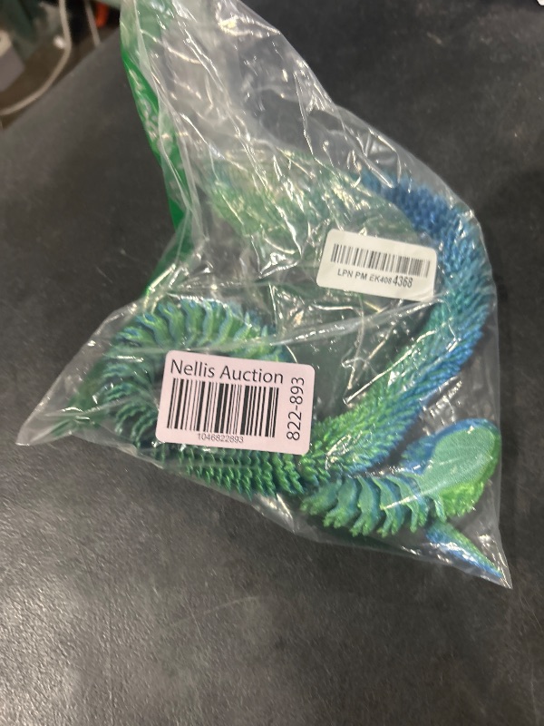 Photo 1 of Nemoro 3D Printed Articulated Snake – 24'' Crystal-Like Movable Snake– Realistic Slithering Design, Collectible Articulated Model