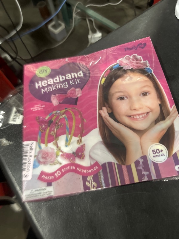 Photo 1 of Pretty Me Headband Making Kit for Girls - Arts & Crafts Gift - Make Your Own Fashion Headbands for Kids - DIY Hair Accessories Set - Gift for Ages 5-12 Year Old Girl - Little Kids Art & Craft Gifts