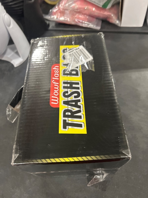 Photo 1 of 100 Count 55-60 Gallon Trash Bags, Sturdy & Tear-Resistant Commercial Can Liners 55 Gallon, Large Garbage Bags, Large Black Trash Bags for Commercial, Lawn and Leaf Bags
