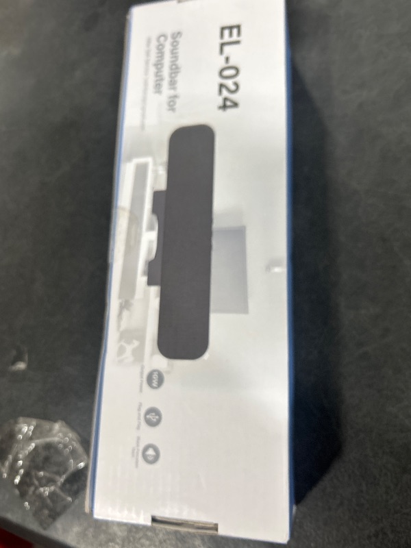 Photo 1 of OGUPGX Computer Speakers for Desktop Pc, Monitor Speakers for Laptop,Pc Speakers with Loud Sound,Volume Control Easily Clamps to Monitors(USB-C to USB Adapter Included) (Black)