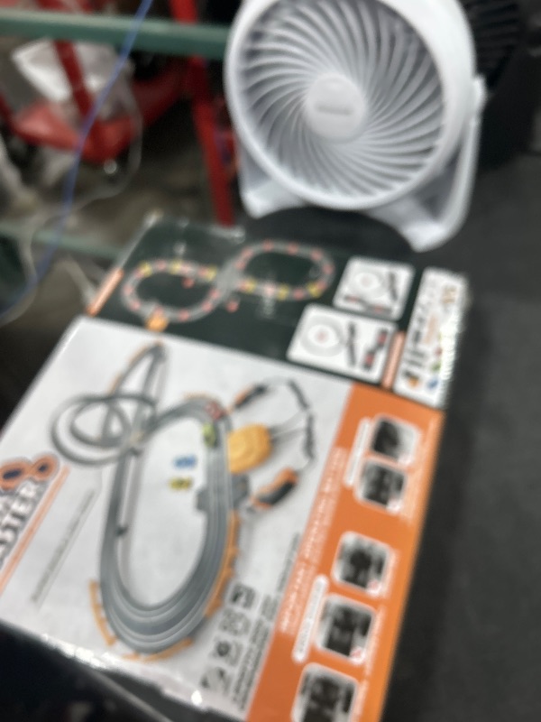 Photo 1 of Slot-Car-Race-Track-Sets for Boys Kids, Battery or Electric Race Car Track with 4 High-Speed Slot Cars, Dual Racing Game 2 Hand Controllers Circular Overpass Track, Toys Gifts for 6-8 8-12 Boys Girls
