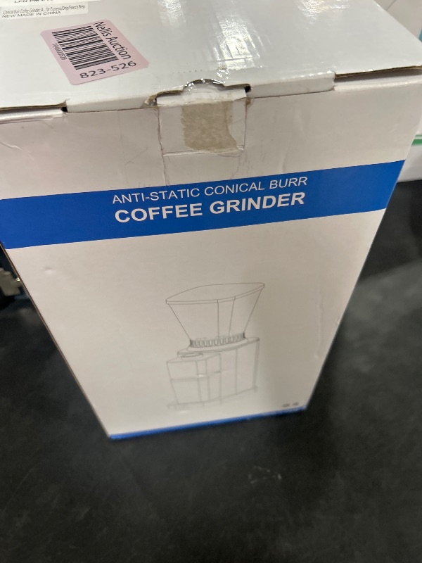 Photo 1 of Conical Burr Coffee Grinder Electric, Espresso Coffee Bean Grinder for Home Use Adjustable 48 Grind Settings, 35s Precision Timer, Stainless Steel, Anti-Static for Pour Over/Drip/French Press