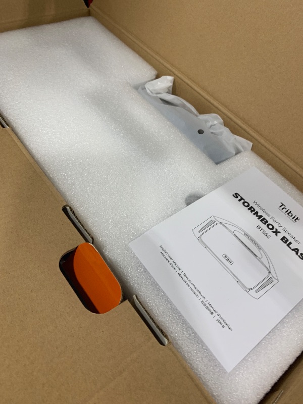 Photo 1 of Tribit StormBox Blast Portable Speaker: 90W Loud Stereo Sound with XBass, IPX7 Waterproof Bluetooth Speaker with LED Light, Bluetooth 5.3&TWS, Custom EQ, 30H Playtime for Outdoor