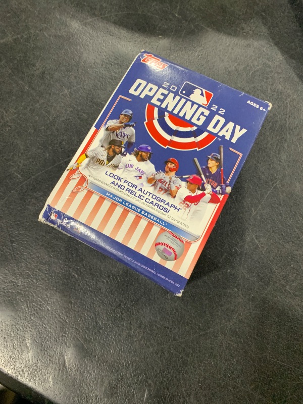 Photo 1 of 2022 Topps Opening Day Baseball Blaster Value Box - 154 Trading Cards per Box