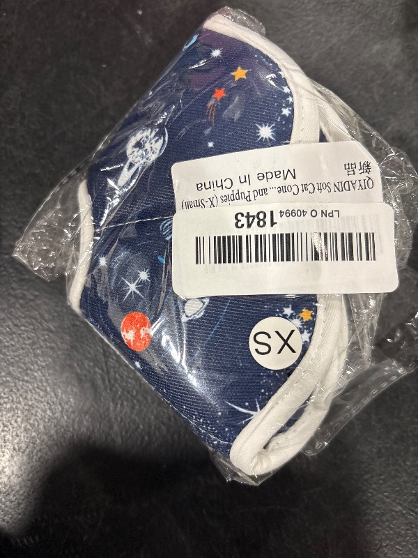 Photo 1 of QIYADIN Soft Cat Cone, Adjustable Recovery Collar After Surgery to Prevent Licking Wound, Protective Cat Neck Cone, Comfortable Pet Elizabethan Collar for Cats Kittens and Puppies (X-Small)
