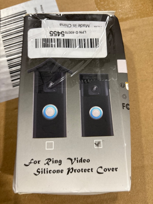 Photo 1 of Silicone Cover for Ring Video Doorbell 2nd Gen & Battery Doorbell Plus – Weatherproof, UV/Rain Resistant, Durable Protection Cover