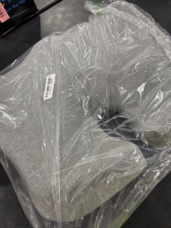 Photo 1 of C CUSHION LAB Patented Pressure Relief Seat Cushion for Long Sitting Hours on Office/Home Chair, Car, Wheelchair - Extra-Dense Memory Foam for Hip, Tailbone, Coccyx, Sciatica - Light Grey
