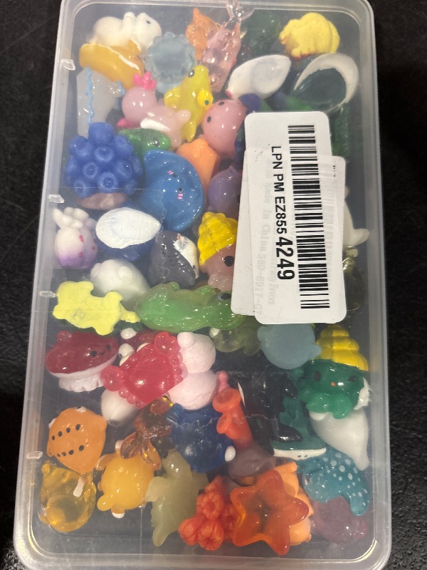 Photo 1 of DTOFOOT 56 Pcs Ocean Mini Resin Animals Sea Tiny Animals Axolotl Seal Shark Turtle Mini Resin Figures Aquarium Ornaments Fish Tank Decorations Garden Fairy Accessories Party Favors