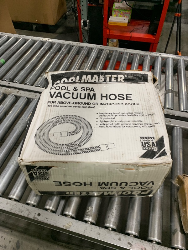 Photo 1 of Poolmaster 32227 Above-Ground Swimming Pool Vacuum Hose, 1-1/4-Inch x 27-Feet, Neutral