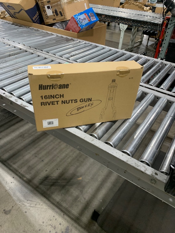 Photo 1 of HURRICANE 16” Rivet Nut Tool, Hand Rivet Nut Tool with 13 Metric and SAE Mandrels, 130Pcs Threaded Rivet Nuts, Auto Release Nutsert Rivnut Tool, Durable Riveter Nutsert Hand Tool, Sturdy Plastic Case