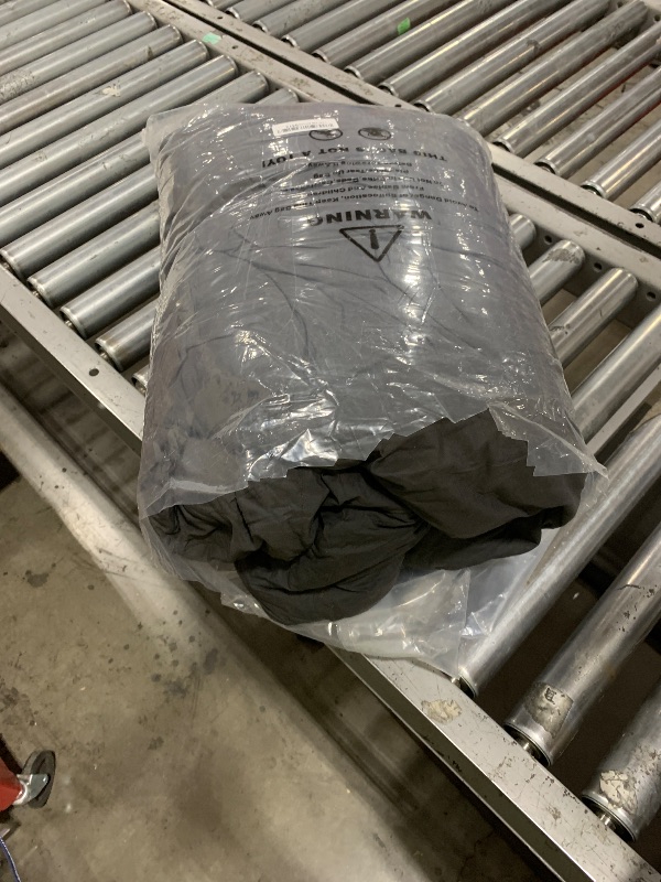 Photo 1 of Saisier Grey Goose Feather Down Comforter Cal King Size, Premium All Season Duvet Insert, 750+ Fill Power 1200TC Cotton Blend Fabric Hotel Style Comforter, 52 Oz Lightweight (104x96, Dark Grey)