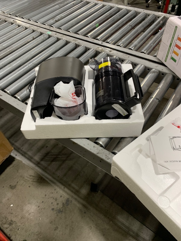 Photo 1 of Cold Press Juicer,Slow Masticating Juicer Machines with 5.3" Large Feed Chute for Most Fruits and Vegetables,Easy to Clean Lemon Orange Juicer with 250W Motor and High Juice Yield,Deep Grey
