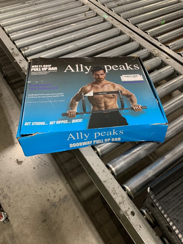 Photo 1 of ALLY PEAKS Pull Up Bar Thickened Steel Pipe Super Heavy Duty Steel Frame Upper Workout Bar| Multi-Grip Strength for Doorway | Indoor Chin-Up Bar Fitness Trainer for Home Gym Portable (silver2)