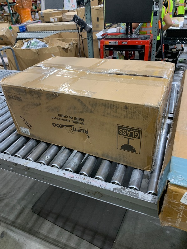 Photo 1 of REPTI ZOO 24" x 18" x 36" Reptile Tall Glass Terrarium Rainforest Habitat Double Hinge Door with Screen Ventilation 67 Gallon Reptile Terrarium Easy Assembly