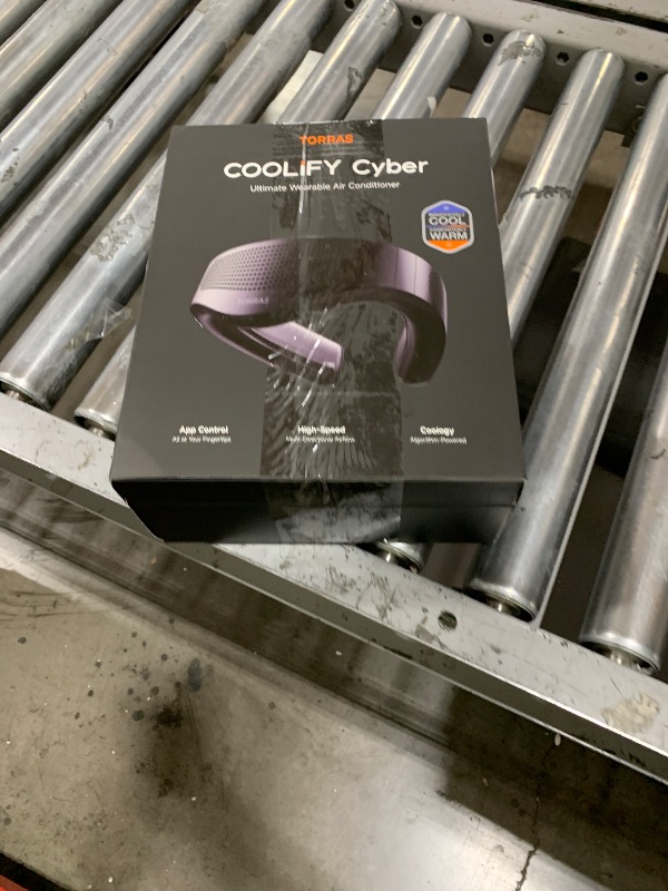 Photo 1 of TORRAS 2025 Top Al Neck Fan Air Conditioner Coolify Cyber, Portable Neck Fans that Blow Cold Air?No.1 Coolest & 720° Immersive Cooling? Personal AC Rechargeable for Outdoor/Indoor. Gifts for Dad/Mom