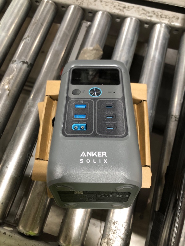 Photo 1 of Anker SOLIX C200 DC Power Bank Station, 192Wh Portable Power Station, LiFePO4 Battery, 200W Solar Generator, for Outdoor Camping, Traveling, and Emergencies (No Wall Charger Included)