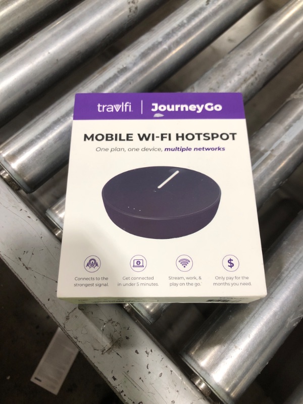 Photo 1 of New TravlFi JourneyGo LTE RV WiFi Hotspot | RV Internet with Multiple Networks, Pay As You Go and No Contracts | Portable Internet for Travel, Motorhomes and Campers