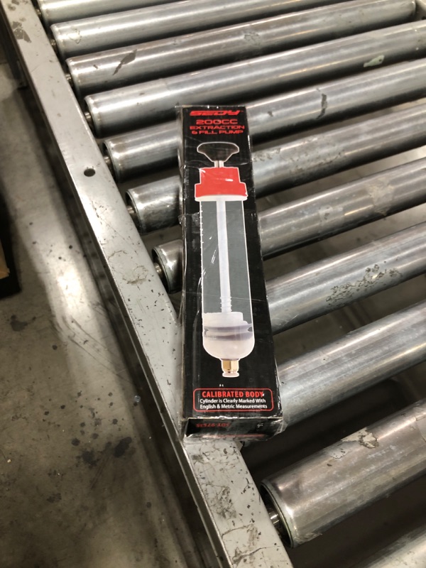 Photo 1 of SEDY Fluid Extractor - 200cc Multi-Purpose Syringe, Oil Suction Pump, Manual Extraction and Filling Pump, Automotive Oil Syringe