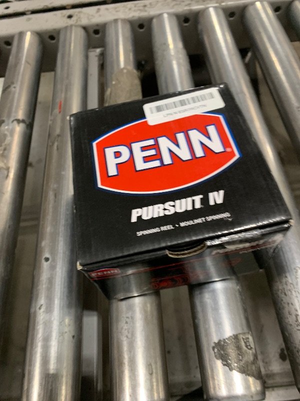 Photo 1 of PENN Pursuit IV Inshore Spinning Fishing Reel, Size 4000, HT-100 Front Drag, Max of 15lb, 5 Sealed Stainless Steel Ball Bearing System, Built with Carbon Fiber Drag Washers,Black/Silver