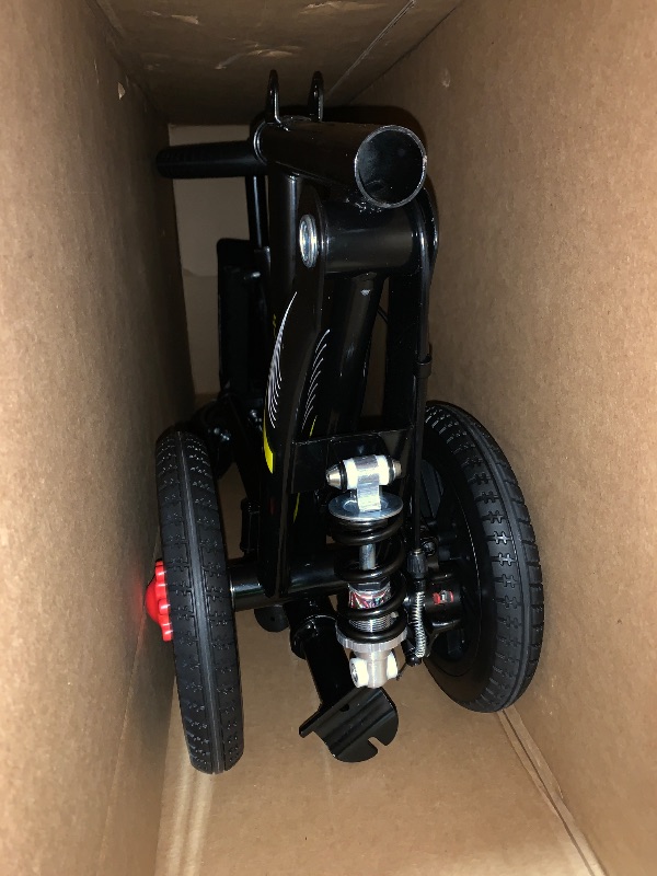 Photo 1 of BlessReach All Terrain Steerable Knee Scooter Crutch Alternative?Deluxe Medical Scooter Double Handbrake,for Adults Injured Ankle & Foot Recovery Scooter in Black