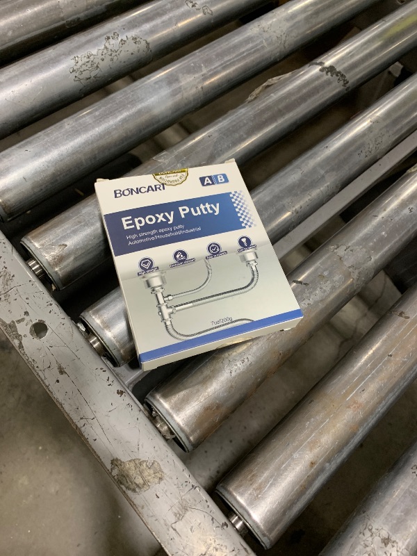 Photo 1 of Boncart Epoxy Putty, 200g Fast Repair AB Epoxy Putty, High-Strength Two-Part Filler for Metal, Wood, Tile, Ceramics, Multi-Purpose Sculpt Clay for Bonding, Repairing, Sculpting (White)