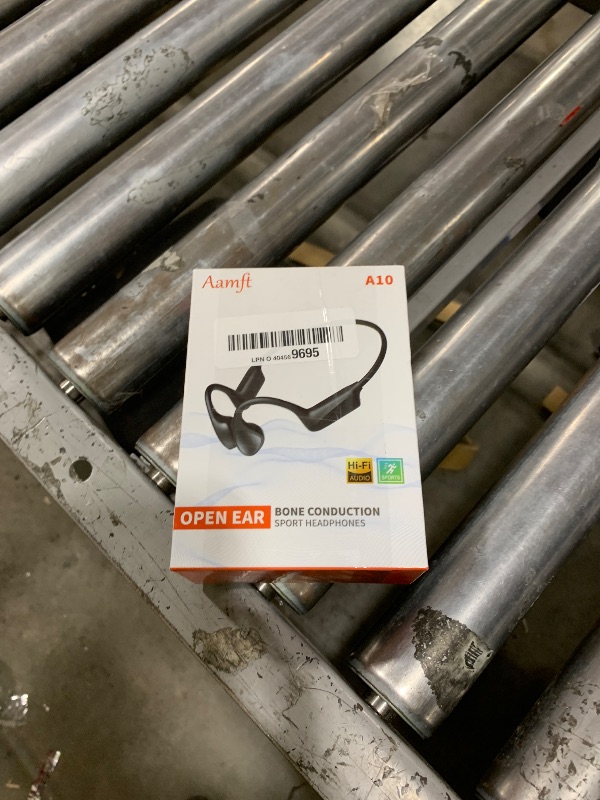 Photo 1 of Aamft Bone Conduction Headphones - 2025 Upgraded Bluetooth 6.0 Open Ear Headphones with HD Mic, 12hrs Playtime, IPX6 Waterproof Wireless Bone Headphones for Running,Workout,Sport,Gym,Driving,Hiking