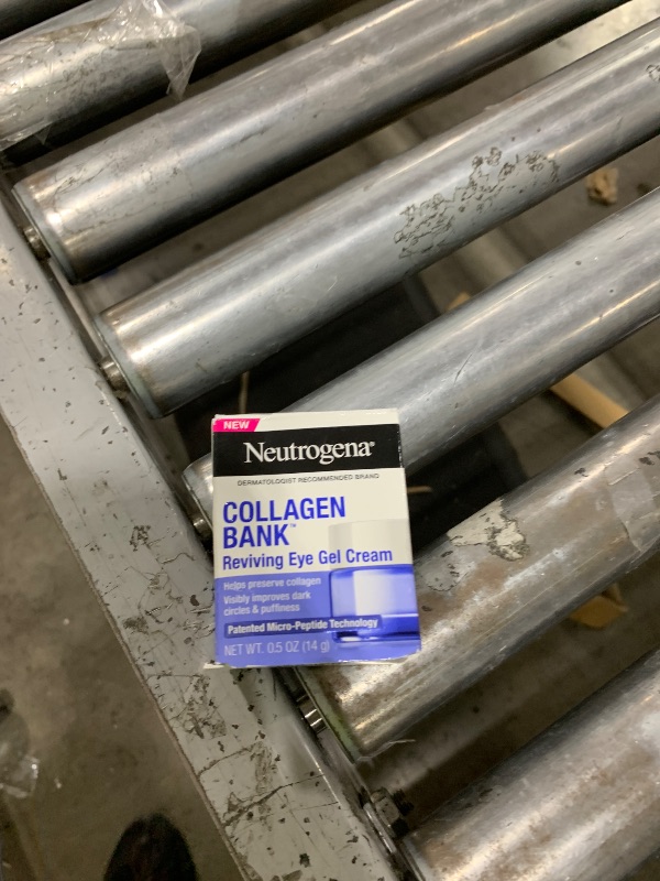 Photo 1 of NEUTROGENA Collagen Bank Reviving Eye Cream, Under Eye Cream, Helps Preserve Collagen, Visibly Improves Dark Circles, Puffiness, Fine Lines, Texture, Fragrance Free, with Peptides 0.5 oz