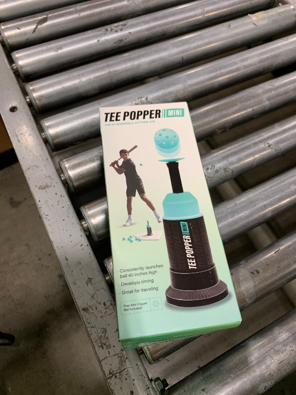 Photo 1 of Bandit Sports Baseball Training Mini Tee Popper, Hitting Tee for Perfect Swings, Batting Machine for Practicing Hitting Without a Pitcher (1 Popper Ball Included)
