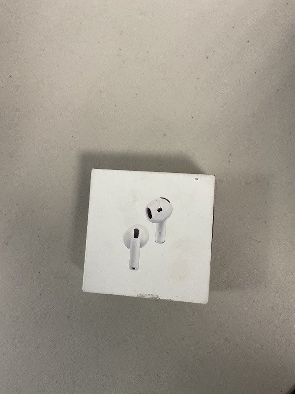 Photo 1 of Apple AirPods 4 Wireless Earbuds, Bluetooth Headphones, with Active Noise Cancellation, Adaptive Audio, Transparency Mode, Personalized Spatial Audio, USB-C Charging Case, Wireless Charging, H2 Chip