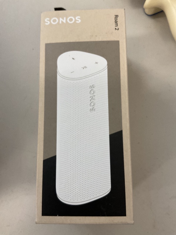 Photo 1 of Sonos Roam 2 - White - Portable Waterproof Bluetooth Speaker