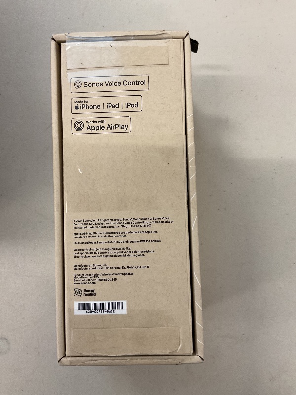 Photo 1 of Sonos Roam 2 - White - Portable Waterproof Bluetooth Speaker