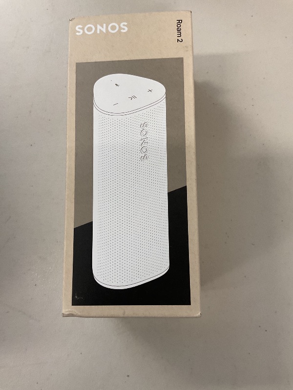 Photo 1 of Sonos Roam 2 - White - Portable Waterproof Bluetooth Speaker