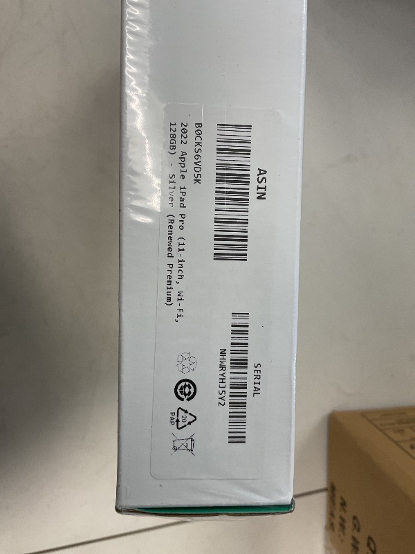 Photo 1 of Apple 2022 iPad Pro 11-inch, Wi-Fi, 128GB - Silver (Renewed Premium)
