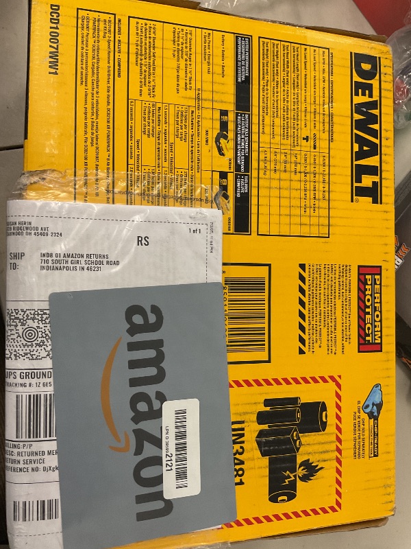 Photo 1 of DEWALT 20V MAX XR 1/2 Inch Cordless Hammer Drill Kit with 8AH Battery and Charger (DCD1007WW1)