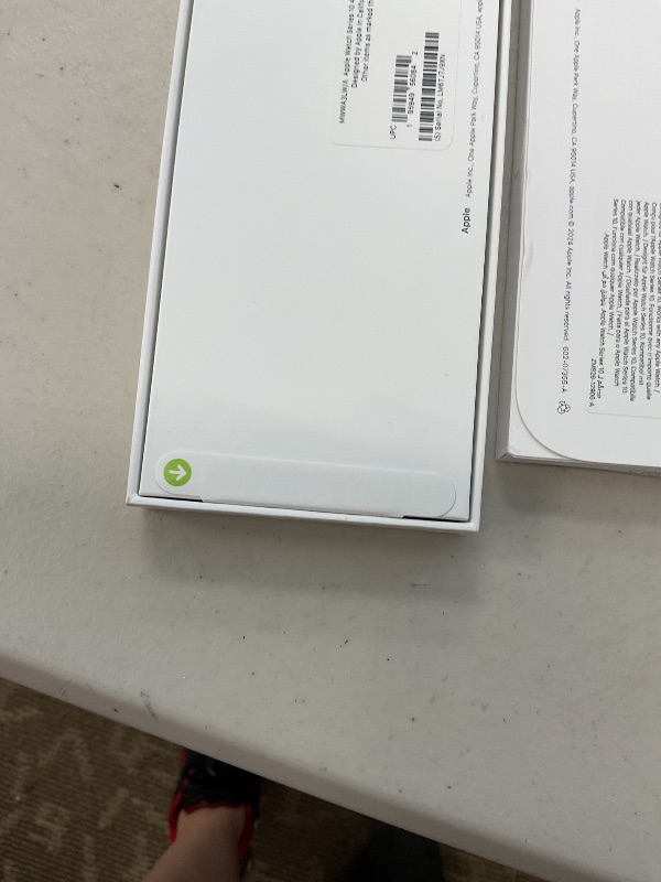 Photo 1 of  Factory sealed see pictures Apple Watch Series 10 [GPS 42mm case] Smartwatch with Silver Aluminium Case with Denim Sport Band - S/M. Fitness Tracker, ECG App, Always-On Retina Display, Water Resistant