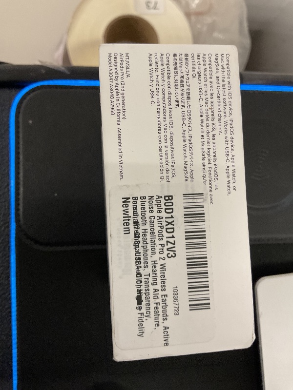Photo 1 of SEE PICTURES NOTES…..Apple AirPods Pro 2 Wireless Earbuds, Active Noise Cancellation, Hearing Aid Feature, Bluetooth Headphones, Transparency, Personalized Spatial Audio, High-Fidelity Sound, H2 Chip, USB-C Charging