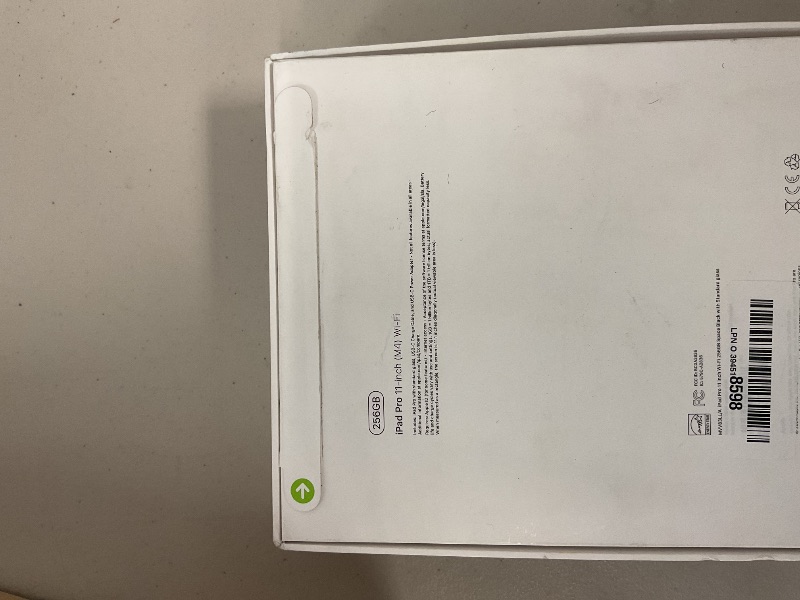 Photo 1 of See notes,,,,,Apple iPad Pro 11-Inch (M4): Built for Apple Intelligence, Ultra Retina XDR Display, 256GB, 12MP Front/Back Camera, LiDAR Scanner, Wi-Fi 6E, Face ID, All-Day Battery Life — Space Black