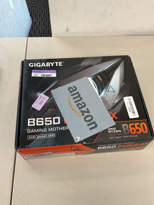 Photo 1 of GIGABYTE B650 Eagle AX AM5 LGA 1718 AMD B650 ATX, DDR5 Triple M.2, PCIe 5.0, USB 3.2 Gen2x2 Type-C, AMD Wi-Fi 6E, Realtek GbE LAN