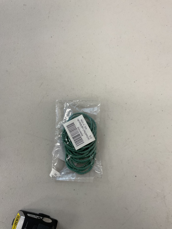 Photo 1 of Green Exquisite Design Strong Hold and No Slip Hair Ties for Women, Elastics & No Damage Fabric Ponytails Hair Bands 20Pcs
