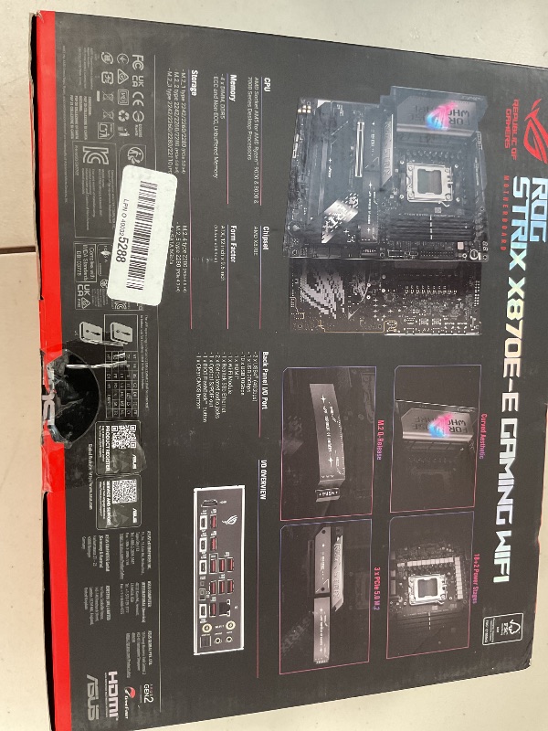 Photo 1 of ASUS ROG Strix 1000W Gold Aura Edition (Fully Modular Power Supply, 80+ Gold Certified, ATX 3.0, Cybenetics Lambda A+ Certification, PCIe Gen 5.0 Ready, Axial-tech Fan, Aura Sync, 10-Year Warranty)