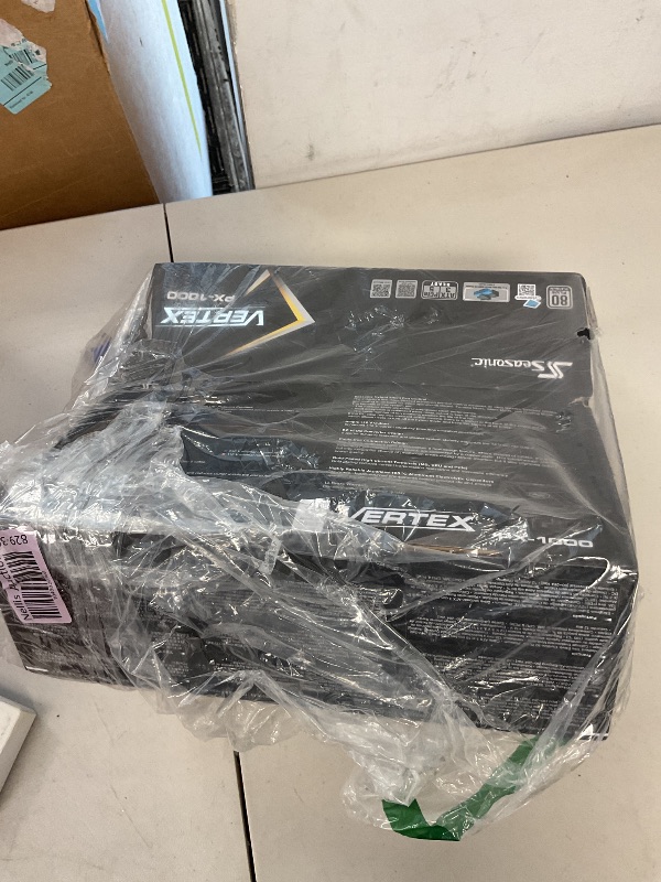 Photo 1 of Seasonic Vertex PX-1000-1000W - 80+ Platinum - ATX 3.0 & PCIe 5.0 Ready - Full-Modular - ATX Form Factor - Low Noise - 12 Year Warranty - Nvidia RTX 30/40 Super & AMD GPU Compatible