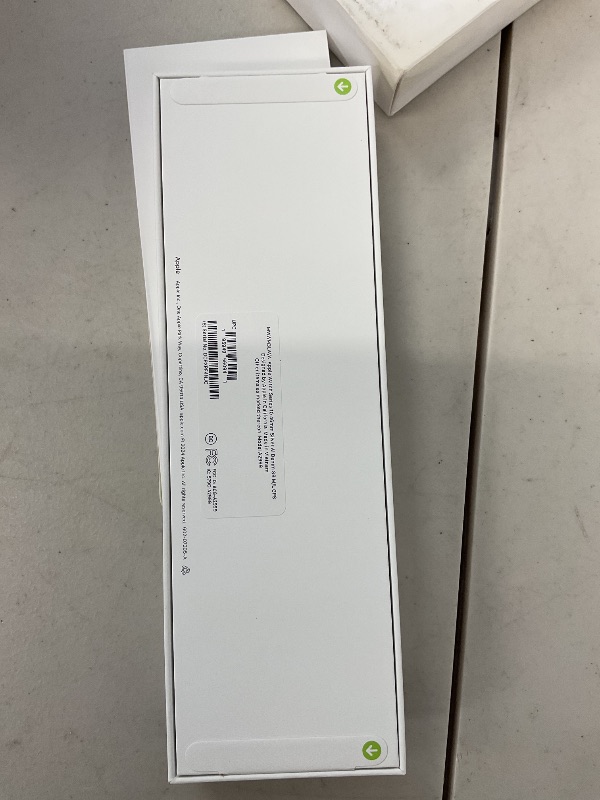 Photo 1 of SEE NOTES PICTURES ,,,,Apple Watch Series 10 [GPS 46mm case] Smartwatch with Silver Aluminium Case with Denim Sport Band - M/L. Fitness Tracker, ECG App, Always-On Retina Display, Water Resistant